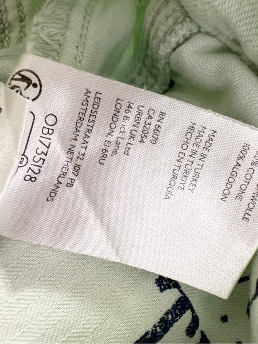 NEW Free People We The Free Pistachio Mint Green Lucky You Barrel Jeans 27 - Picture 11 of 11